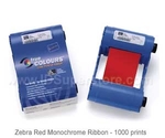 Zebra монохромная красная лента Red 800015-902