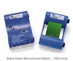 Zebra монохромная зеленая лента Green 800015-903