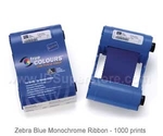 Zebra монохромная синяя лента Blue 800015-904